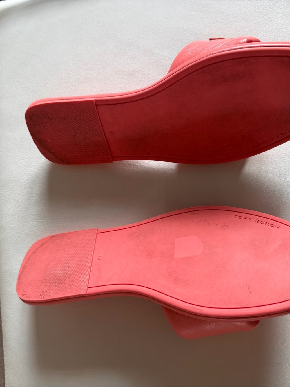 Tory Burch Coral Slide Sandals - Picture 3 of 4